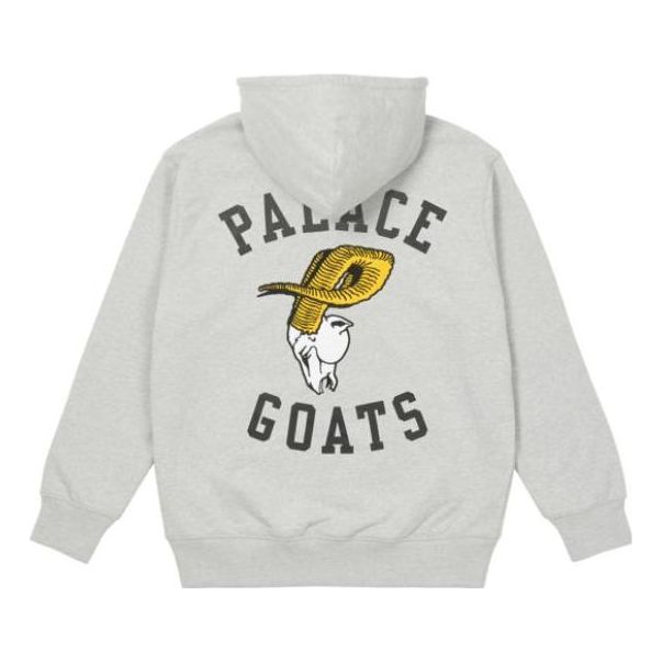 Palace SS22 Goats Hoodie 'Grey' P22CS135 sold by KicksCrew