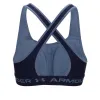 (WMNS) Under Armour Crossback Matte Shine Bra 'Blue' 1362612-470 sold by KicksCrew