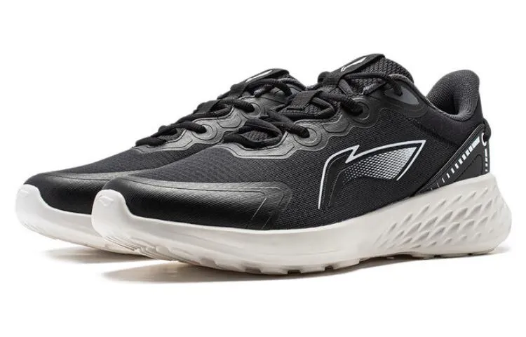 (WMNS) Li-Ning Soft Running Shoes 'Black White' ARST048-1 sold by KicksCrew product image thumbnail 3