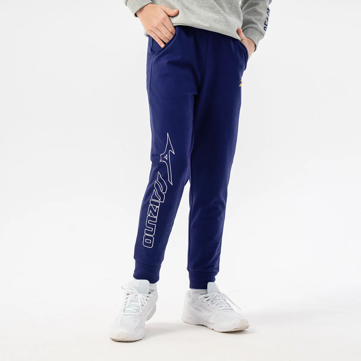 (GS) Mizuno Sportswear Pants 'Blue' 32CF3911 sold by KicksCrew product image thumbnail 3