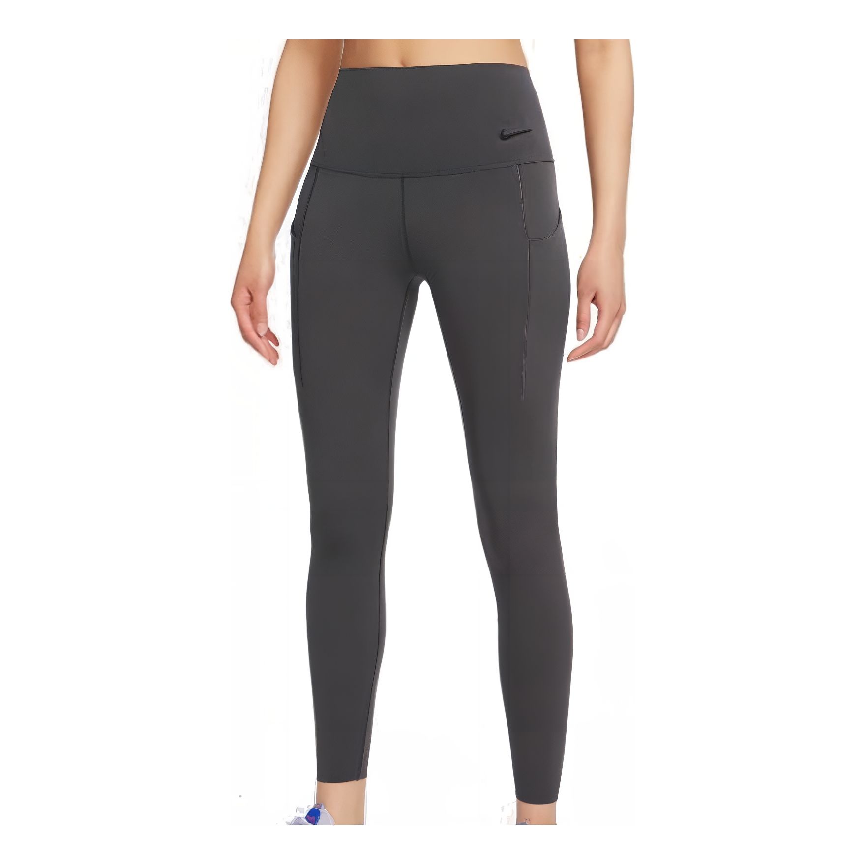 (WMNS) Nike Medium-Support High-Waisted Leggings with Pockets 'Grey' DQ5898-254 sold by KicksCrew