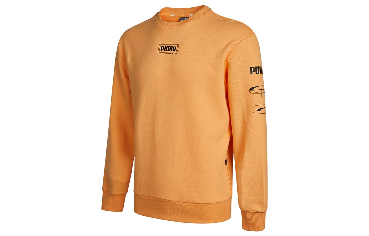 Puma Rebel Crew Long Sleeve Sweater 'Orange Black' 531293-36 sold by KicksCrew product image thumbnail 3