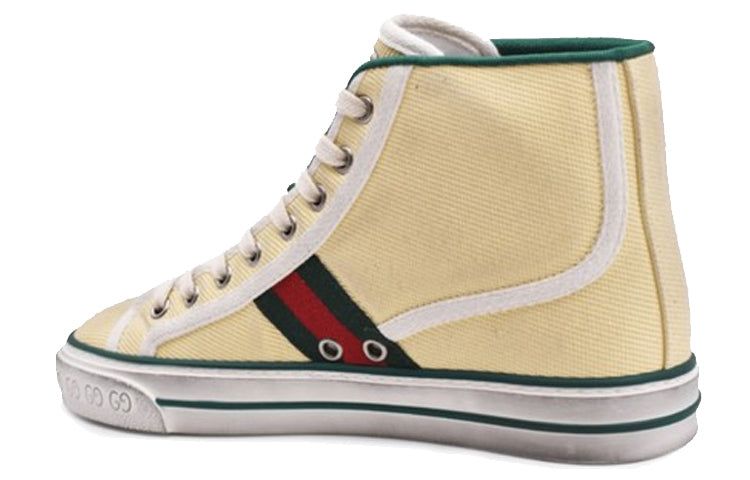 (WMNS) GUCCI Tennis 1977 High Top Sneakers 'Tan Beige' 627836-GZO50-9361 sold by KicksCrew product image thumbnail 3