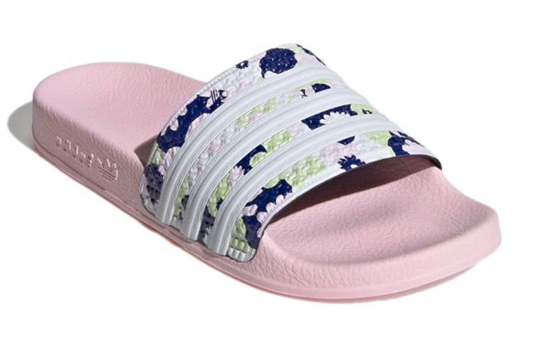 (GS) adidas originals Adilette Lite Slide 'Light Pink Floral' GZ3692 sold by KicksCrew product image thumbnail 3