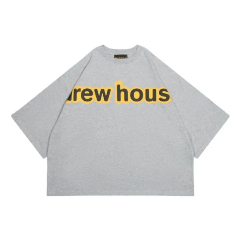 Drew House Boxy T-shirt 'Heather Grey' DR-FW22-262 sold by KicksCrew