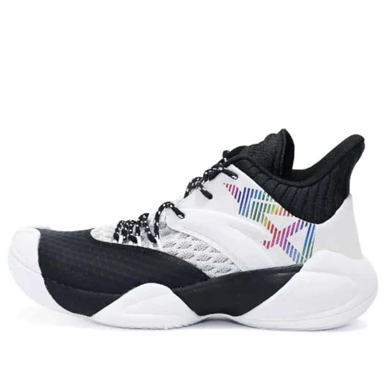ANTA Basketball Series Sneakers Mid 'Black White Grey' 112131616S-1 sold by KicksCrew
