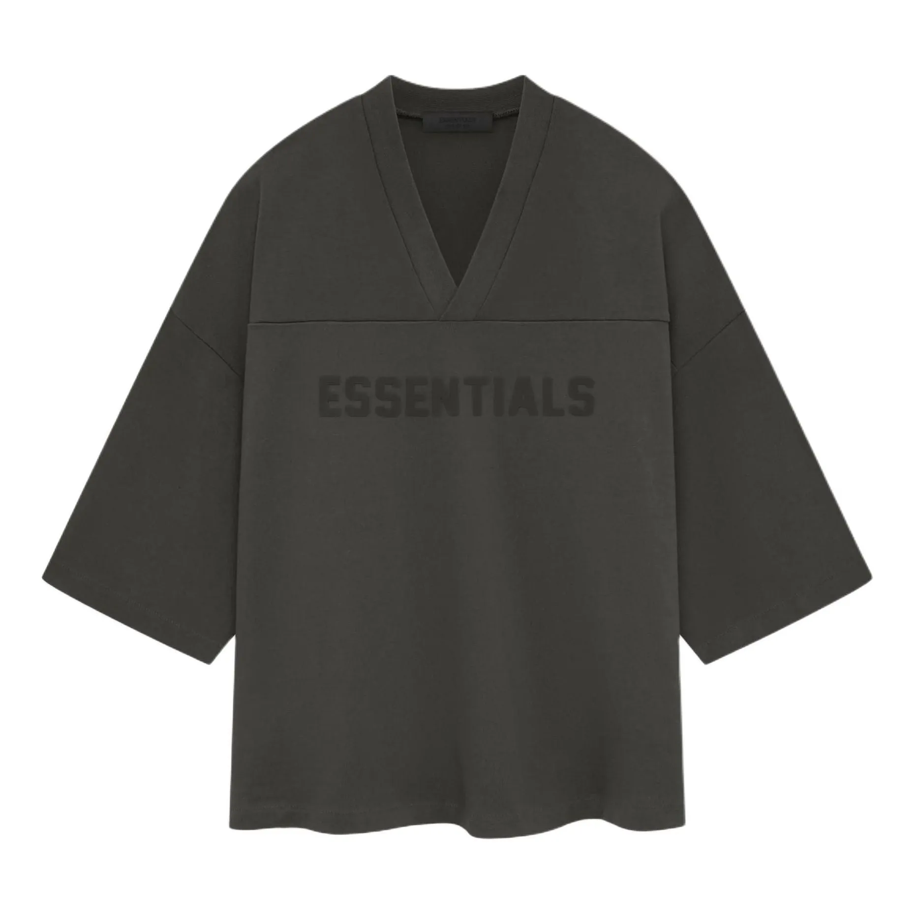 Fear of God Essentials Football T-shirt 'Ink' 125SP244100F sold by KicksCrew