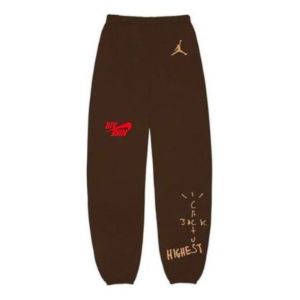 Travis Scott Cactus Jack x Jordan Highest Sweatpant 'Brown' TC-303 sold by KicksCrew