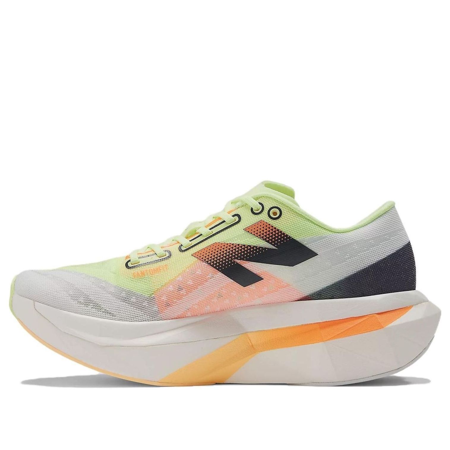 (WMNS) New Balance FuelCell SuperComp Elite v4 Sneakers 'Black White Yellow' WRCELLA4 sold by KicksCrew