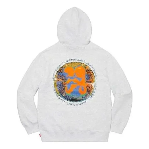 Supreme Embryo Hooded Sweatshirt 'Grey Orange' SUP-SS20-698 sold by KicksCrew product image thumbnail 2