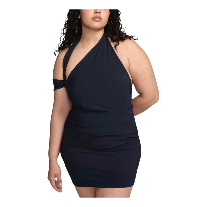 (WMNS) Nike x Jacquemus Layered Dress Asia Sizing 'Dark Obsidian' FJ3141-475 sold by KicksCrew