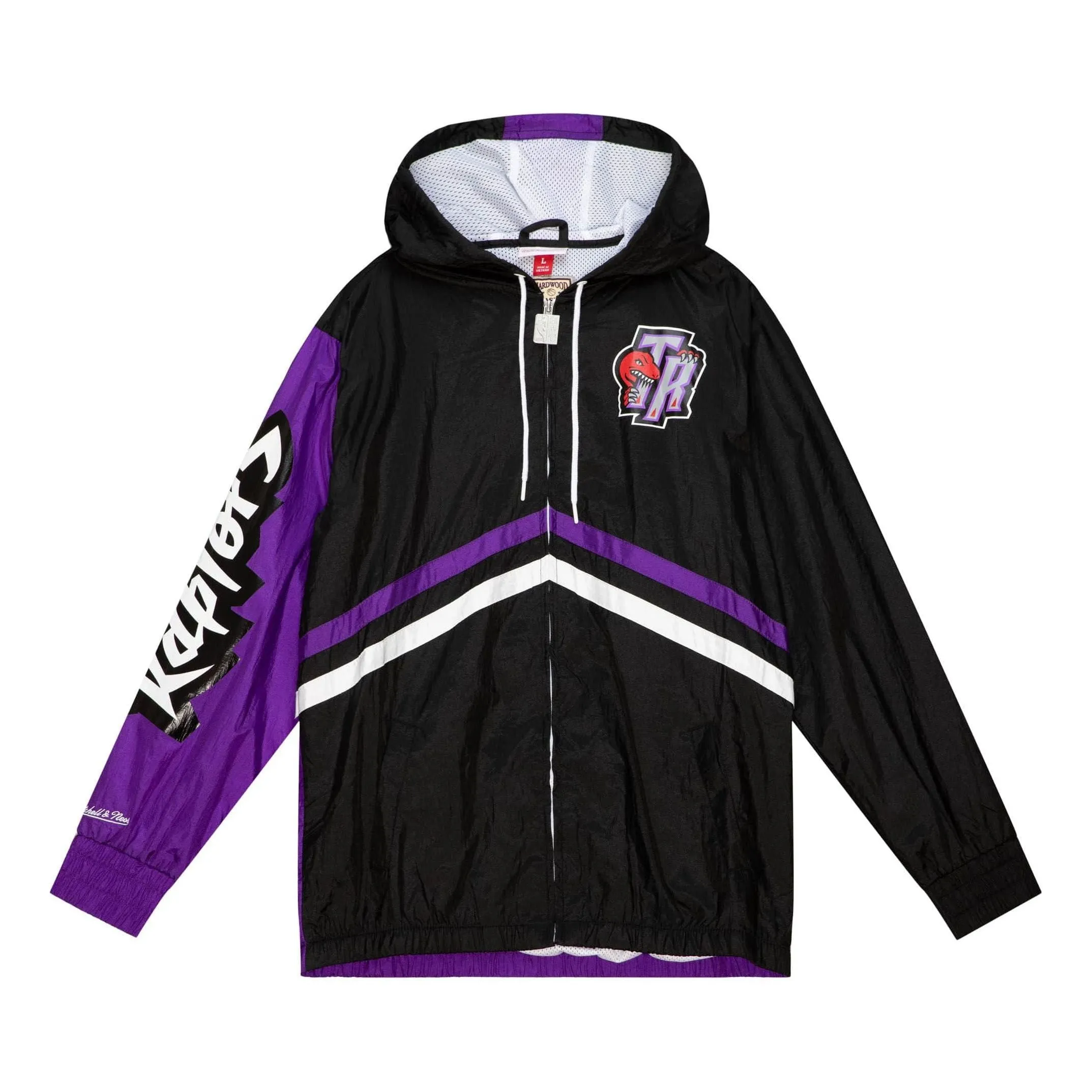 Mitchell & Ness x NBA Toronto Raptors Undeniable Full Zip Windbreaker Jacket 'Black Purple' OJZP3409-TRAYYPPPBLCK sold by KicksCrew