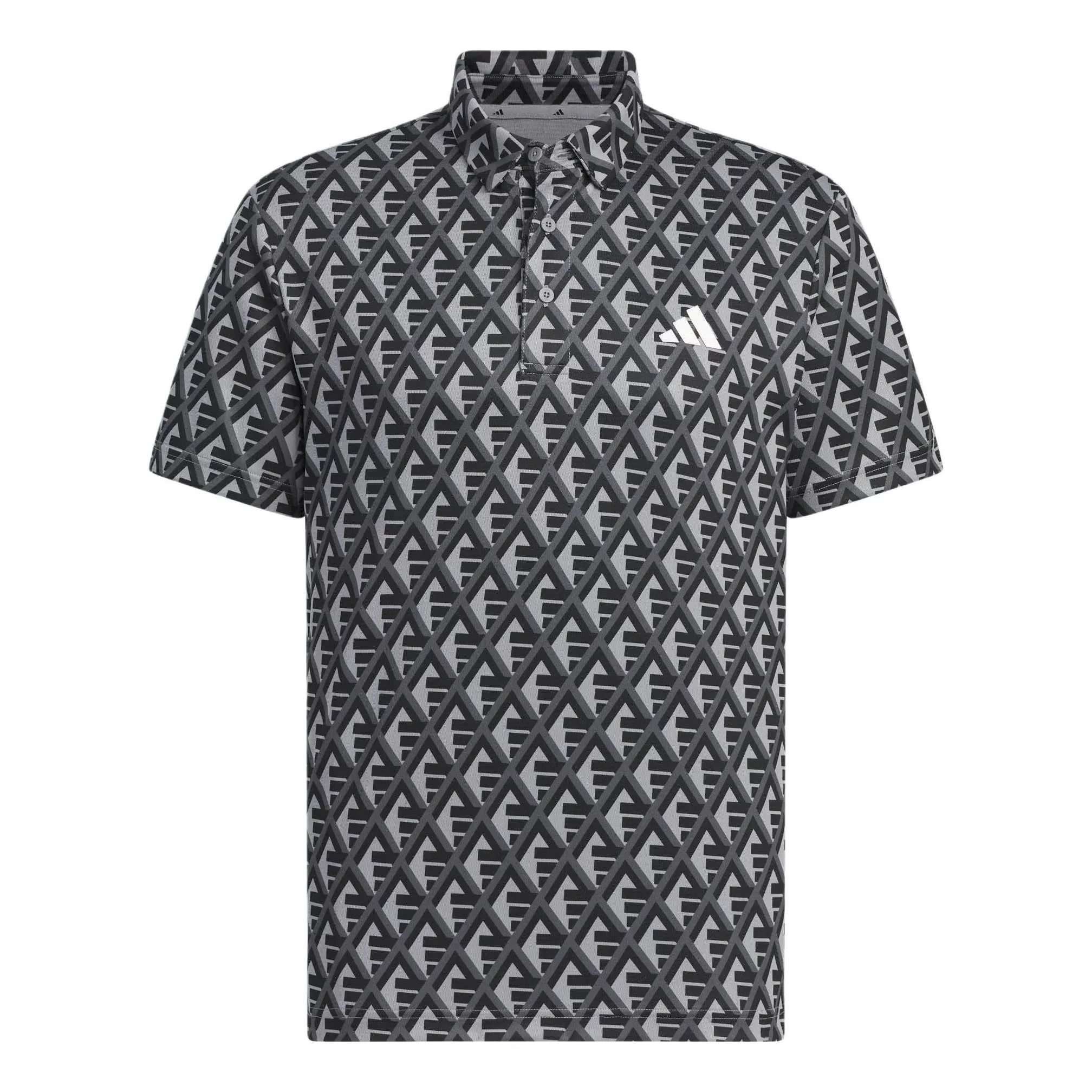 adidas Aeroready Aop Polo Shirt 'Grey' IN9041 sold by KicksCrew