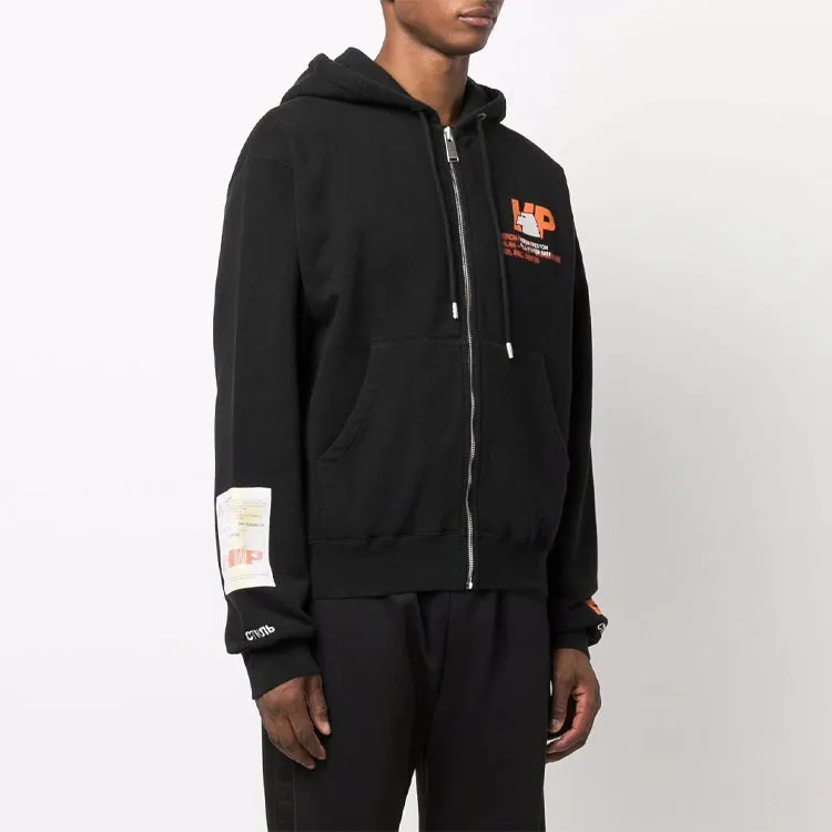 HERON PRESTON Zip Heron Gum Jacket 'Black' HMBE007F21JER0021040 sold by KicksCrew product image thumbnail 3