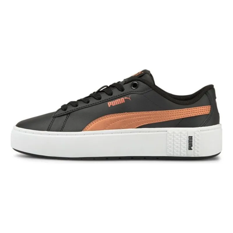 (WMNS) PUMA Smash Platform v2 'Black Copper' 373035-10 sold by KicksCrew