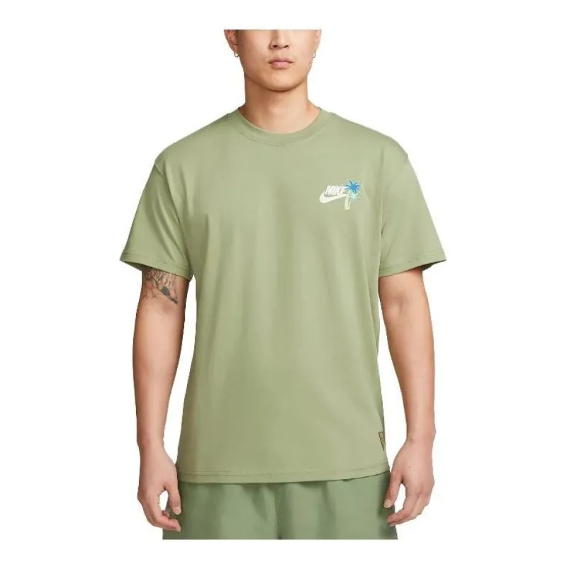 Nike Sportswear Graphic T-Shirt (Asia Sizing) 'Oil Green' FB9795-386 sold by KicksCrew