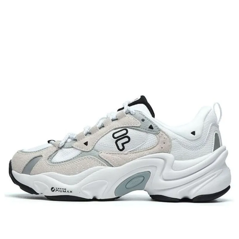 (WMNS) FILA FUSION Classic Daddy’s Shoes 'White Beige' T12W141105F-WH sold by KicksCrew