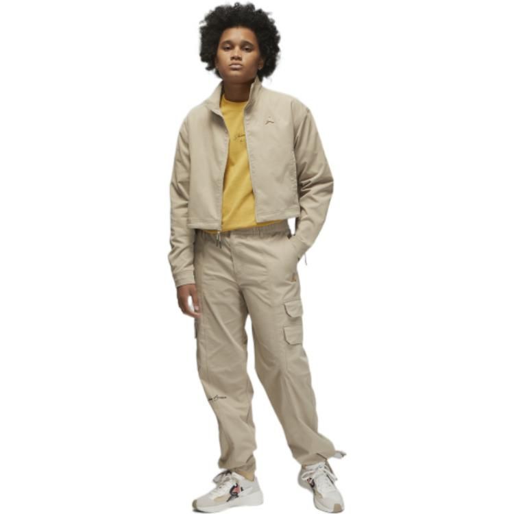 (WMNS) Air Jordan Paris Collective Jacket 'Beige' DV1382-250-YC sold by KicksCrew product image thumbnail 3