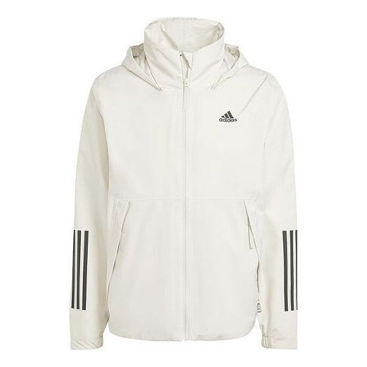 adidas Bsc 3-Stripes Rain.Rdy Jacket 'White' IS1237 sold by KicksCrew