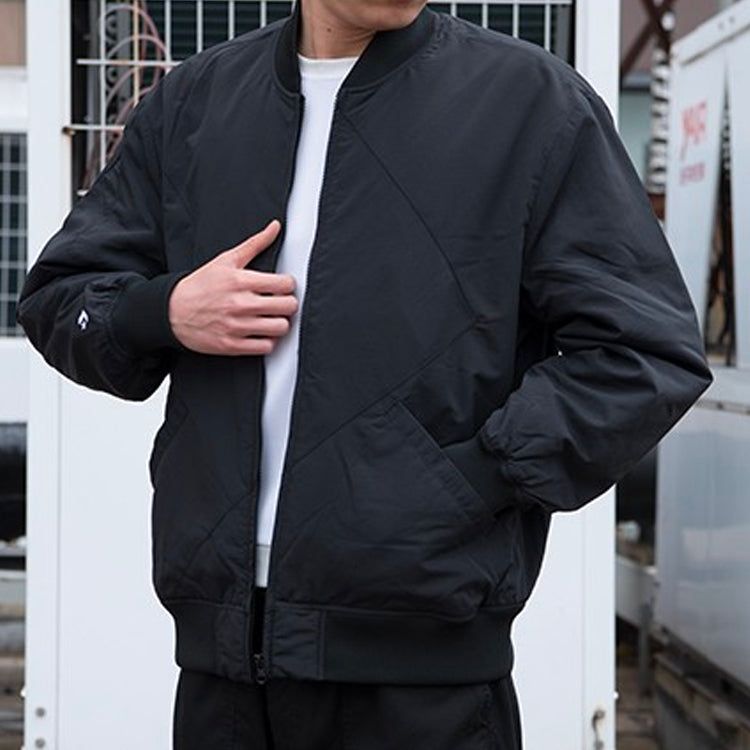 Converse Star Chevron Bomber Jacket 'Black' 10008249-A03 sold by KicksCrew product image thumbnail 3