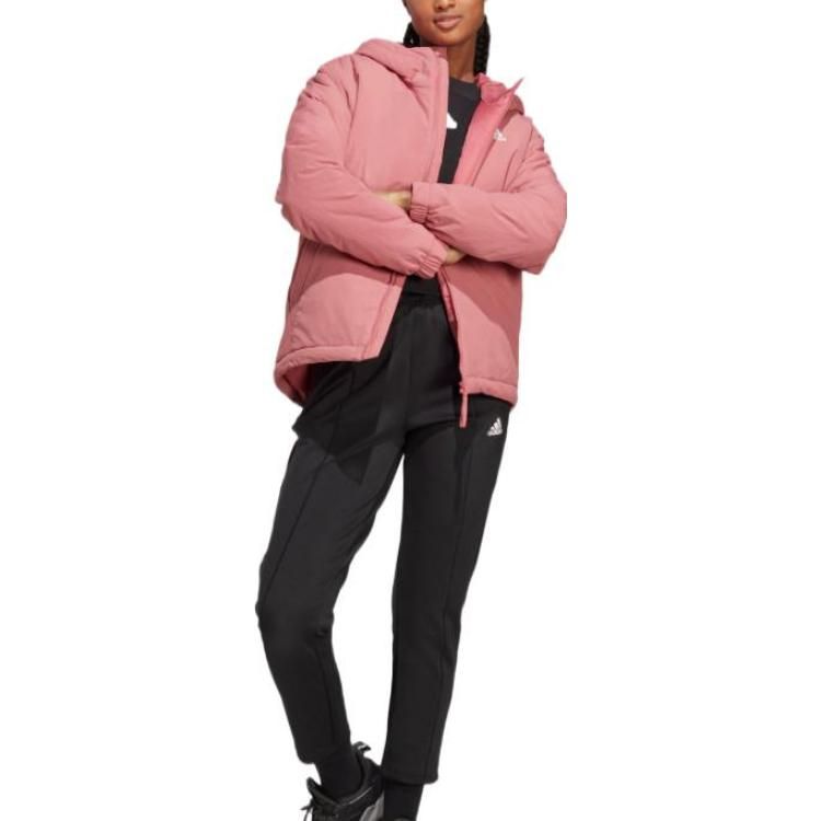 (WMNS) adidas BSC Sturdy Insulated Hooded Jacket 'Pink' HM2266 sold by KicksCrew product image thumbnail 2