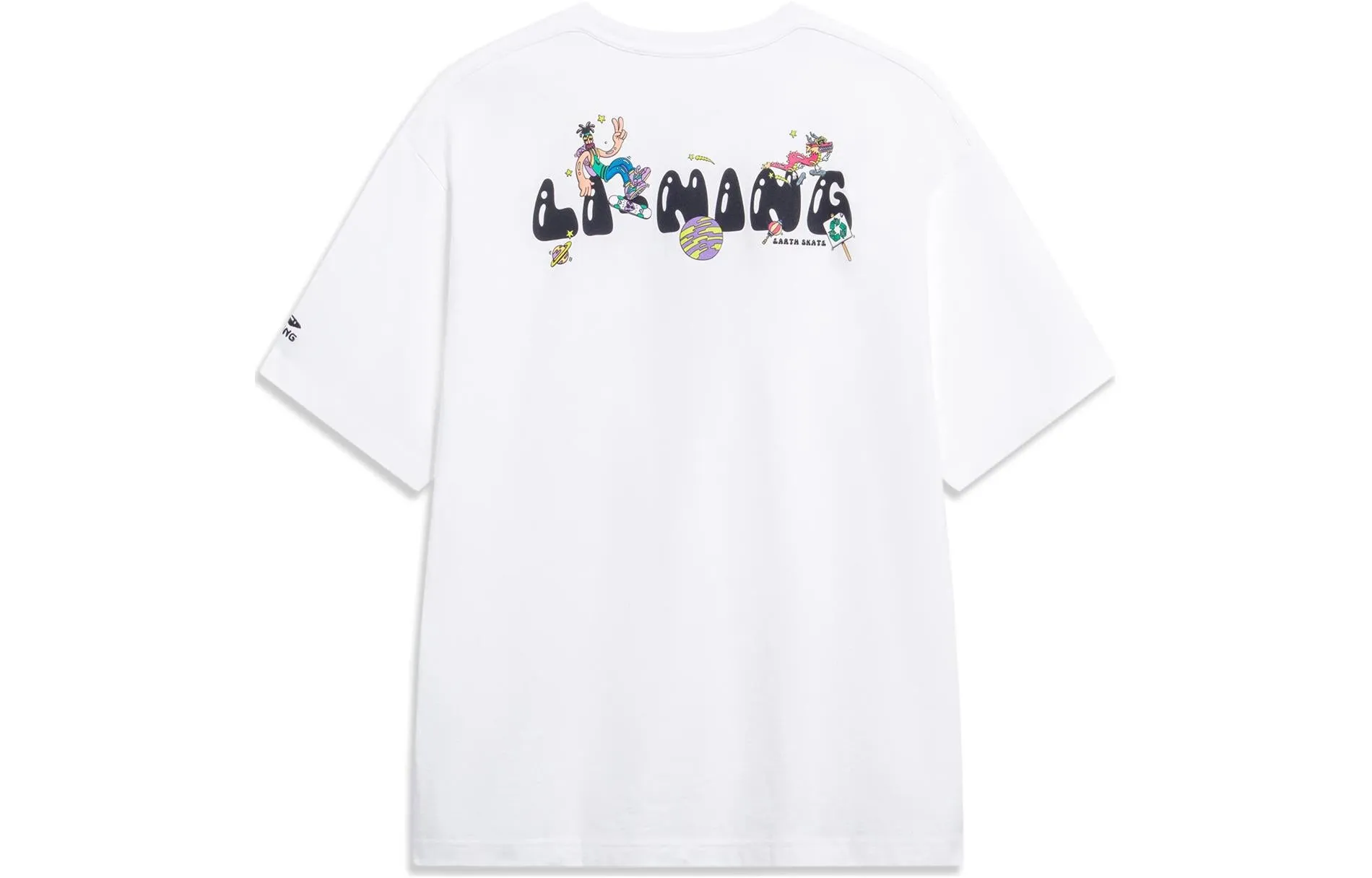 Li-Ning x Steven Harrington Graphic T-shirt 'White' AHST093-2 sold by KicksCrew product image thumbnail 2