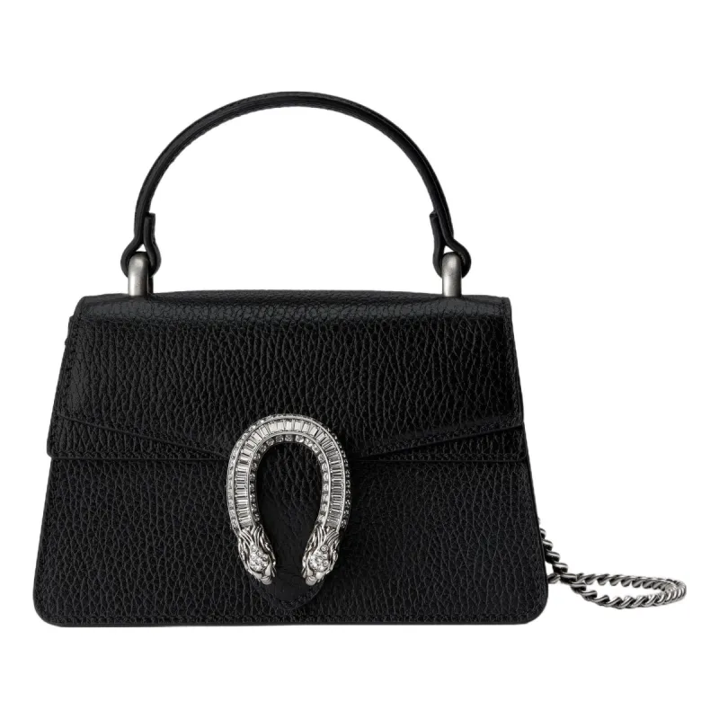 (WMNS) Gucci Dionysus Mini Top Handle Bag 'Black' 752029-CAOGN-1155 sold by KicksCrew