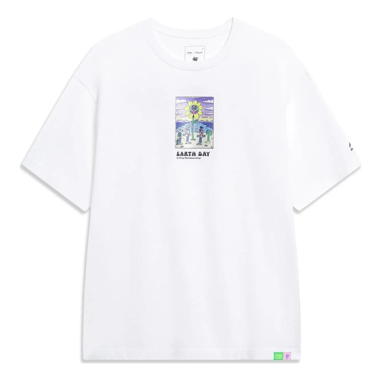 Li-Ning x Steven Harrington Graphic T-shirt 'White' AHST093-2 sold by KicksCrew