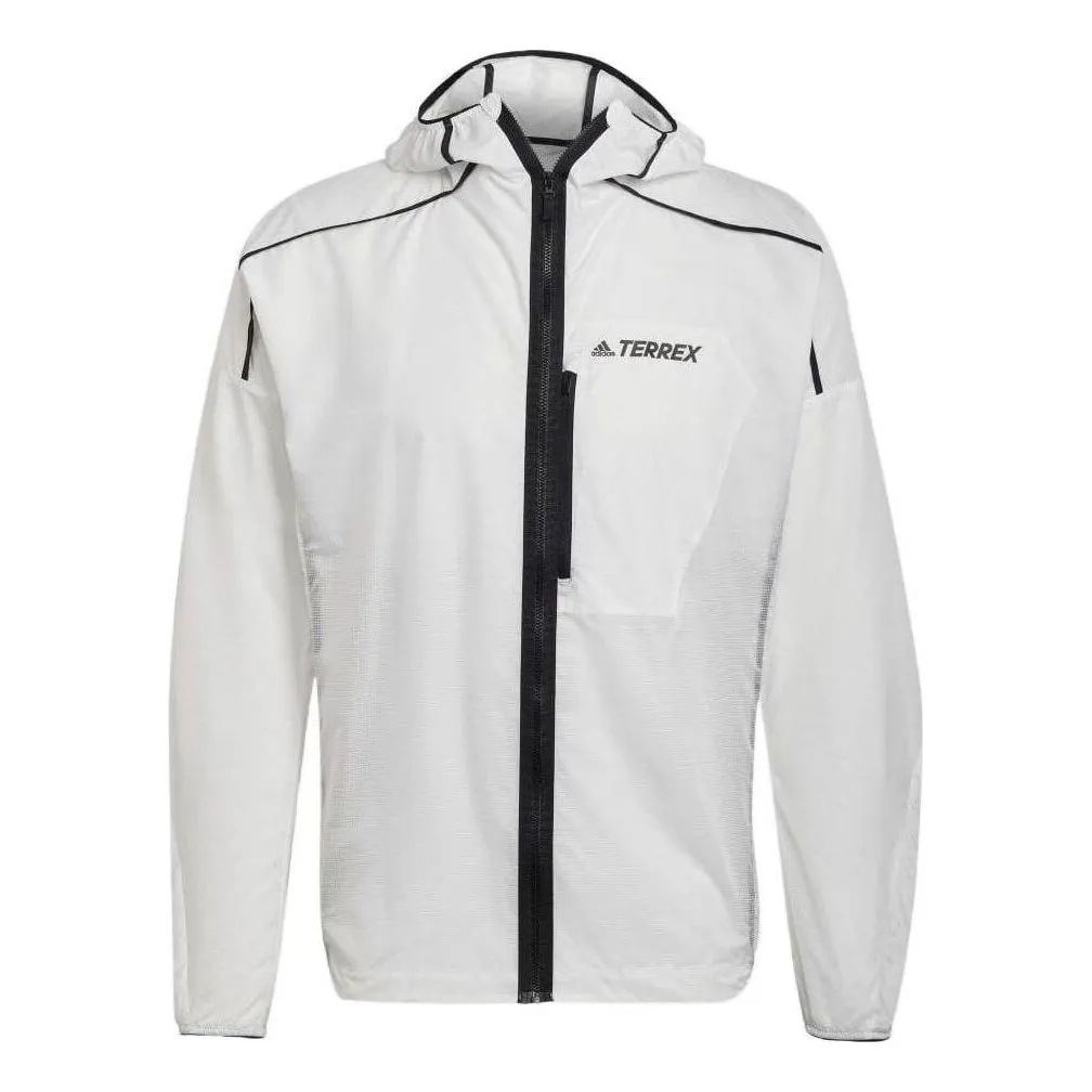 adidas Terrex Agravic Wind Jacket 'White Black' HA7538 sold by KicksCrew