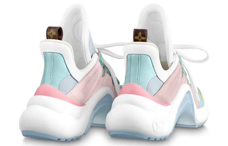 (WMNS) LOUIS VUITTON LV Archlight Sneakers 'Blue Pink White' 1AAEKF sold by KicksCrew product image thumbnail 3