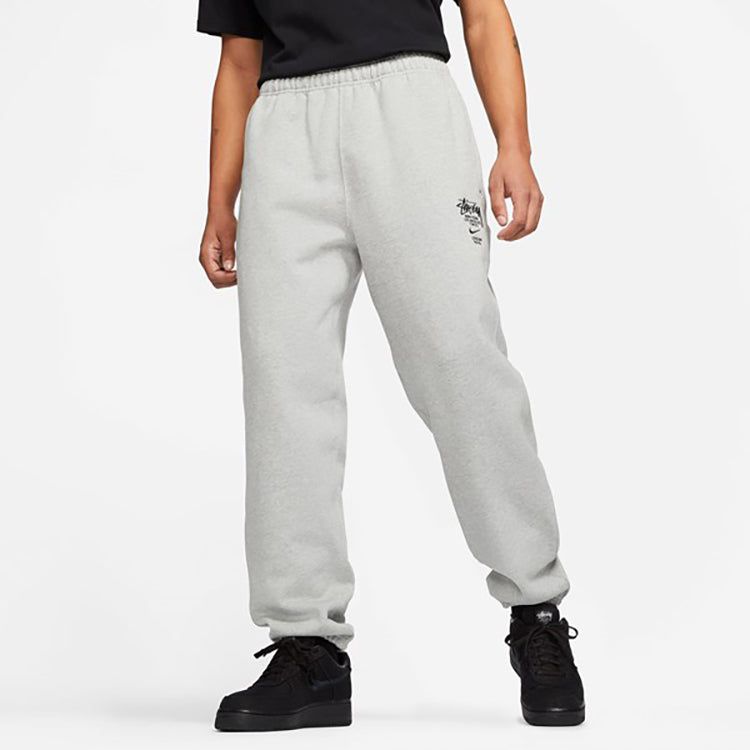 Stussy x Nike International Sweatpants 'Grey' DC4227-050 Stussy x Nike International Sweatpants 'Grey' DC4227-050