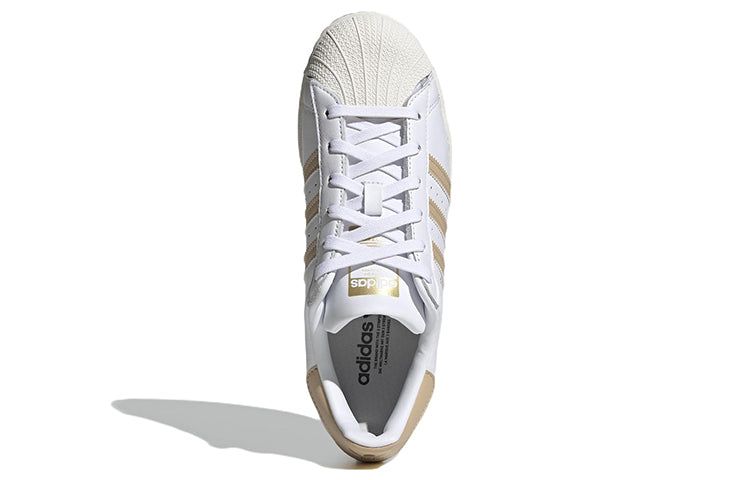 (WMNS) adidas originals Superstar 'White Magic Beige' HQ3968 sold by KicksCrew product image thumbnail 5