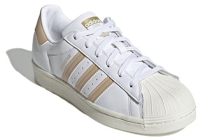 (WMNS) adidas originals Superstar 'White Magic Beige' HQ3968 sold by KicksCrew product image thumbnail 3