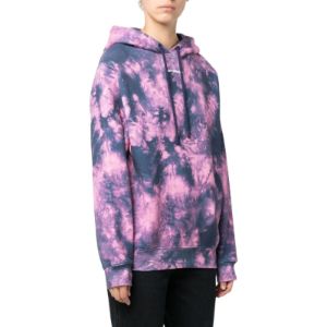 (WMNS) Off-White Arrows Motif Tie Dye Hoodie 'Pink Blue' OWBB035F22JER0063045 sold by KicksCrew