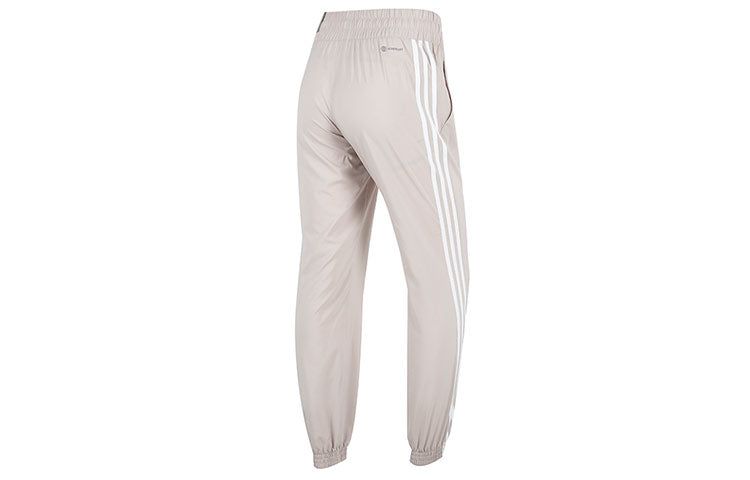(WMNS) Adidas Trainicons 3-Stripes Woven Pants 'Beige' HZ7283 sold by KicksCrew product image thumbnail 2