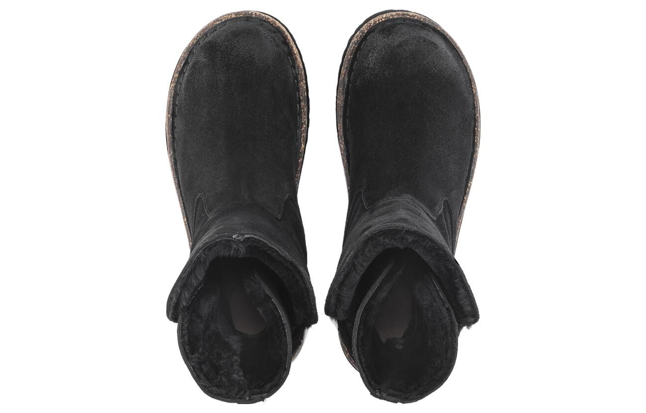 (WMNS) Birkenstock Uppsala Shearling Suede Leather Narrow Fit 'Black' 1020658 sold by KicksCrew product image thumbnail 4