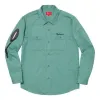 Supreme FW18 Rose Shirt 'Teal' SUP-FW18-100 sold by KicksCrew