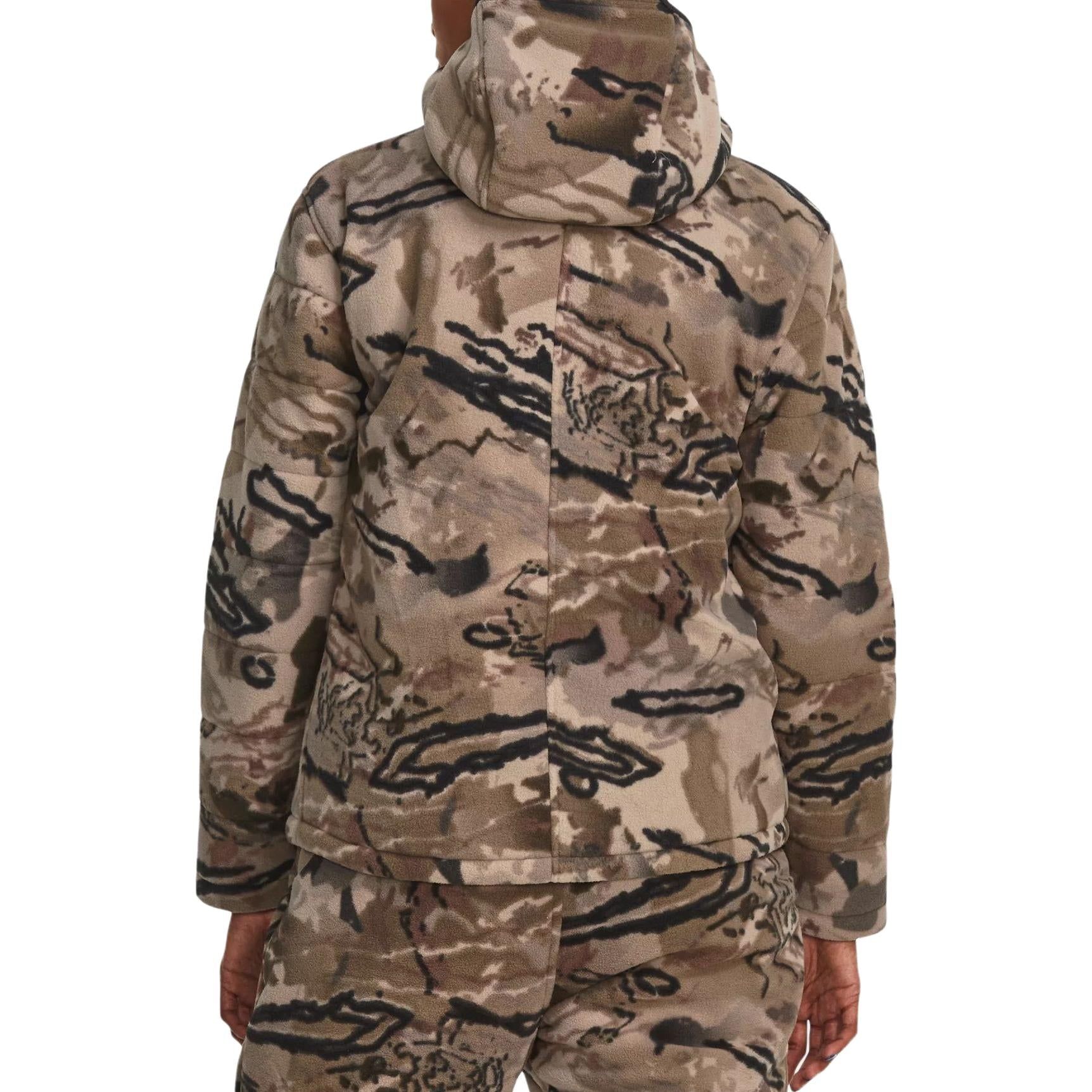 (WMNS) Under Armour Whitetail Rut Windproof Jacket 'Tan Black' 1378819-989 sold by KicksCrew product image thumbnail 4