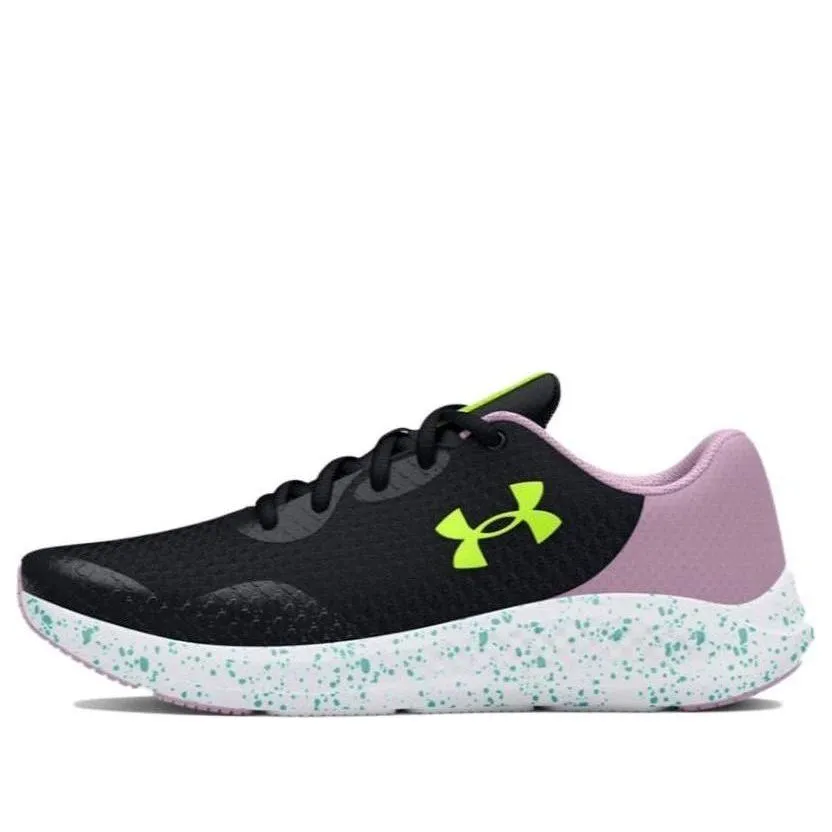 (GS) Under Armour Charged Pursuit 3 'Black Purple Ace' 3025011-002 sold by KicksCrew