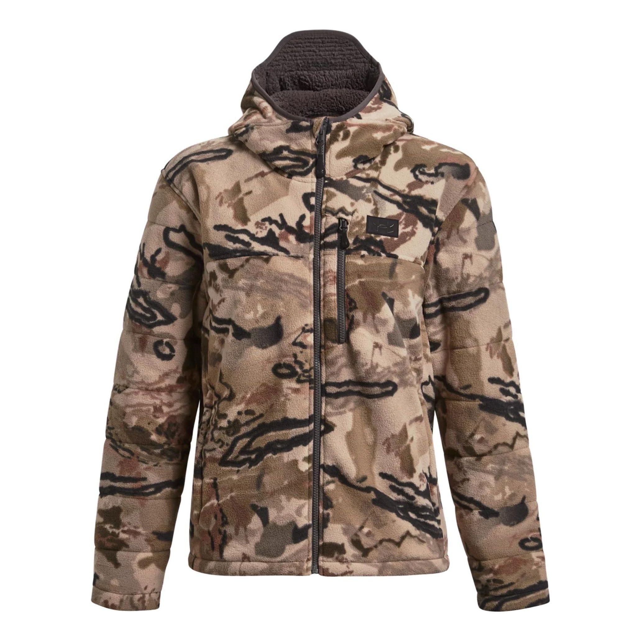 (WMNS) Under Armour Whitetail Rut Windproof Jacket 'Tan Black' 1378819-989 sold by KicksCrew