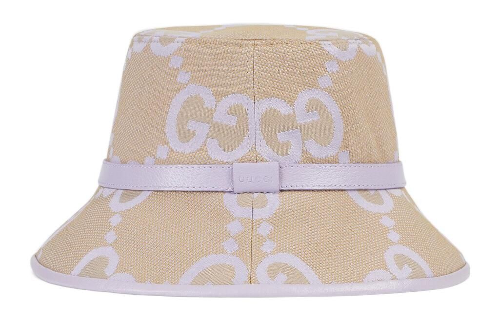 (WMNS) Gucci Jumbo GG Bucket Hat 'Beige Lilac' 730336-3HAPT-8871 sold by KicksCrew product image thumbnail 3
