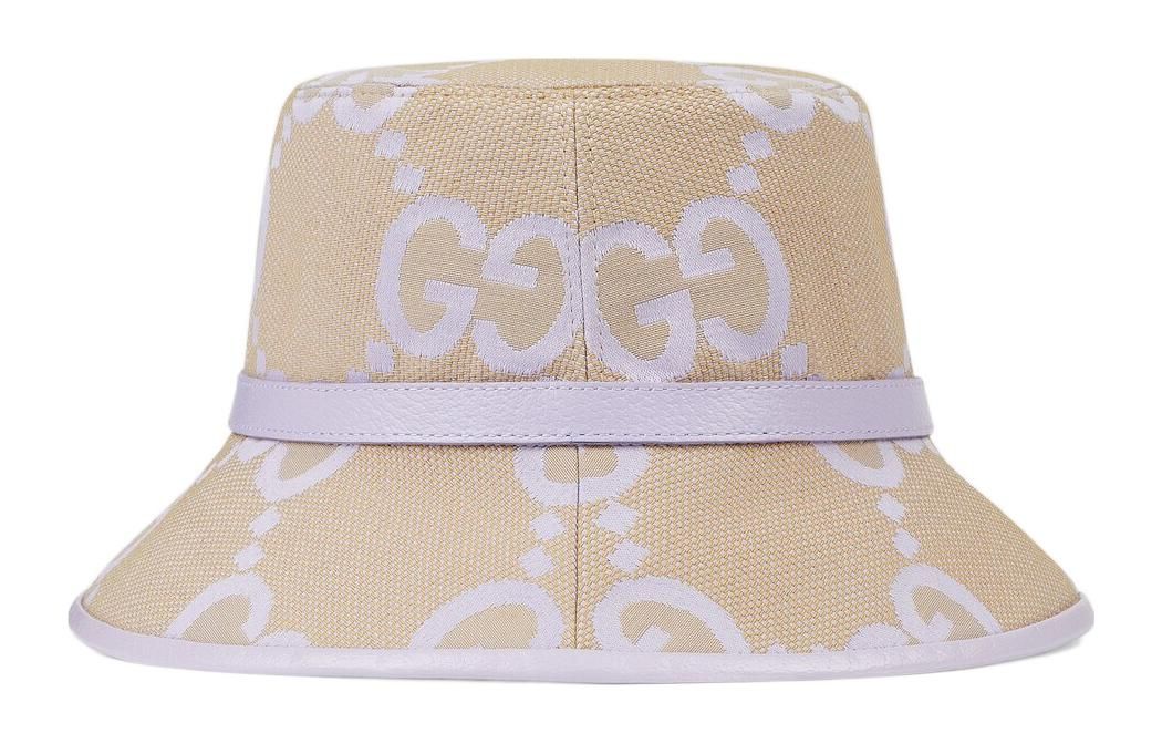 (WMNS) Gucci Jumbo GG Bucket Hat 'Beige Lilac' 730336-3HAPT-8871 sold by KicksCrew product image thumbnail 2