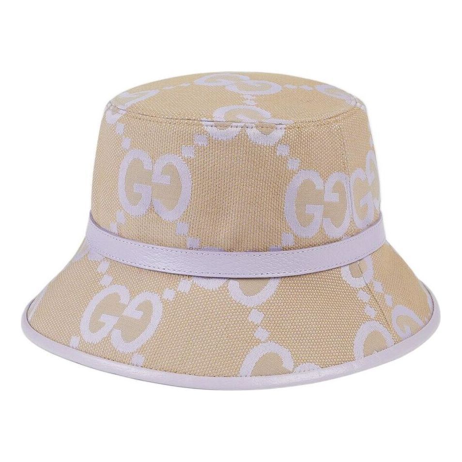 (WMNS) Gucci Jumbo GG Bucket Hat 'Beige Lilac' 730336-3HAPT-8871 sold by KicksCrew
