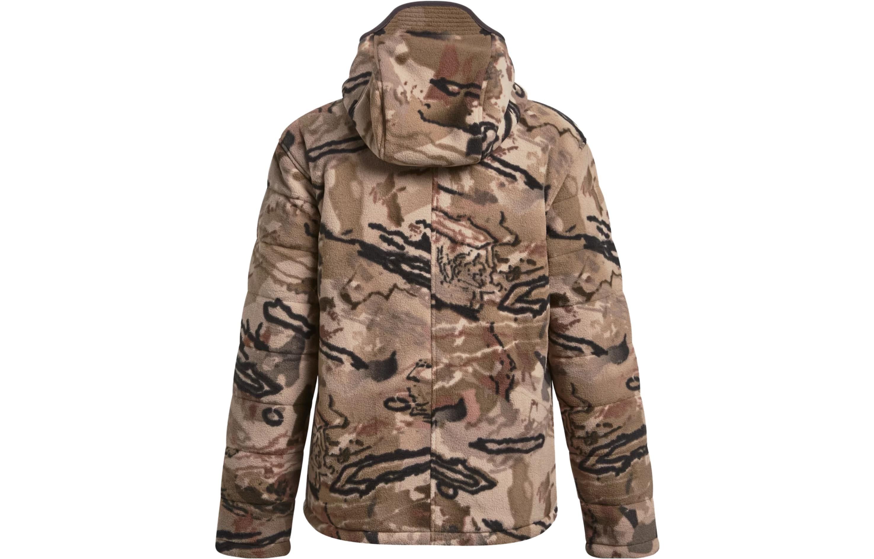 (WMNS) Under Armour Whitetail Rut Windproof Jacket 'Tan Black' 1378819-989 sold by KicksCrew product image thumbnail 2