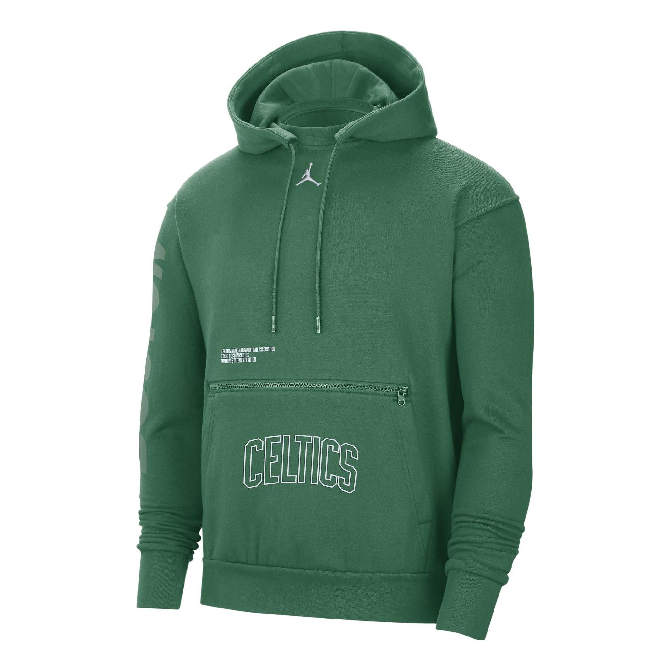 Air Jordan Boston Celtics Courtside Statement Edition NBA Fleece Pullover Hoodie 'Green' DR6998-312 sold by KicksCrew