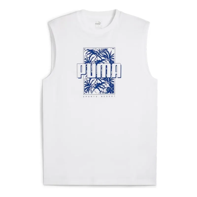 PUMA Ess+ Palm Resort Tank 'White' 683002-02 sold by KicksCrew