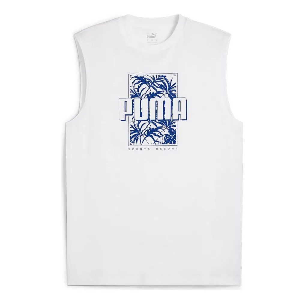 PUMA Ess+ Palm Resort Tank 'White' 683002-02 sold by KicksCrew