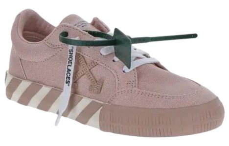 (WMNS) Off-White Vulc Low Canvas Sneaker 'Pink Orange' OWIA272F22FAB0013030 sold by KicksCrew
