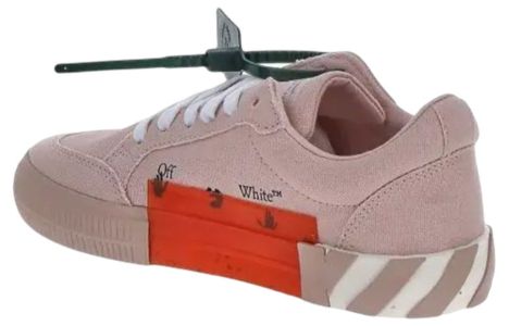(WMNS) Off-White Vulc Low Canvas Sneaker 'Pink Orange' OWIA272F22FAB0013030 sold by KicksCrew