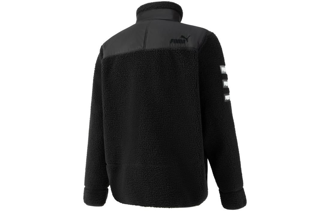 Puma Art Of Sherpa Zip Jacket 'Black' 539707-01 sold by KicksCrew product image thumbnail 2
